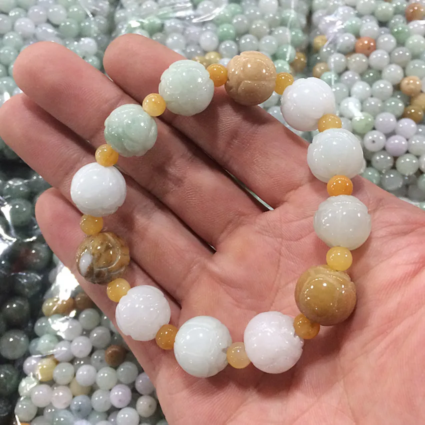 

100% natural stone hand carved sweater chain necklace pendant jewelry gift free shipping