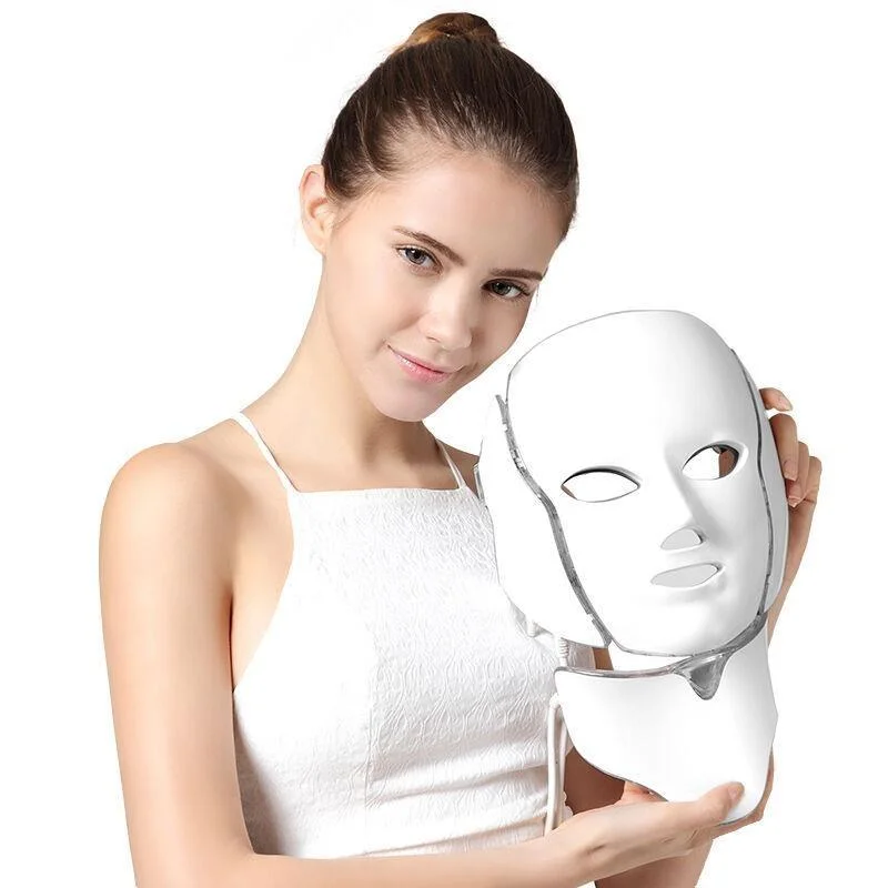 

7 Colors Light Therapy Mask Photon Treatment LED Facial Mask Skin Care Rejuvenation Anti Wrinkles Acne Pore Removal Beauty Spa