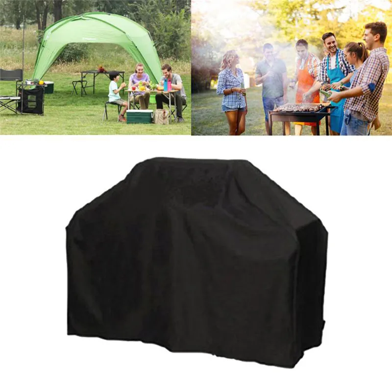 

Waterproof BBQ Cover Heavy Duty BBQ Accessories Grill Cover Rain Anti Dust Rain Gas Charcoal Electric Barbeque