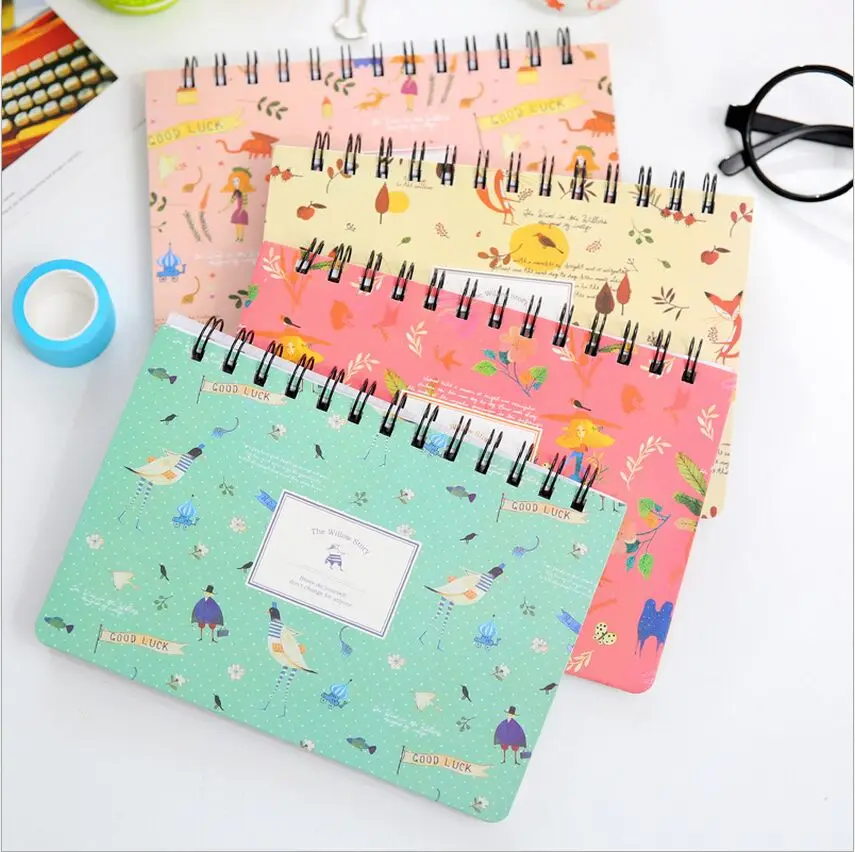 

Vintage Flower Cartoon Bird Weekly Planner Daily Schedule Book Notebook Diary Book Scratch Notepad Escolar Papelaria Stationery