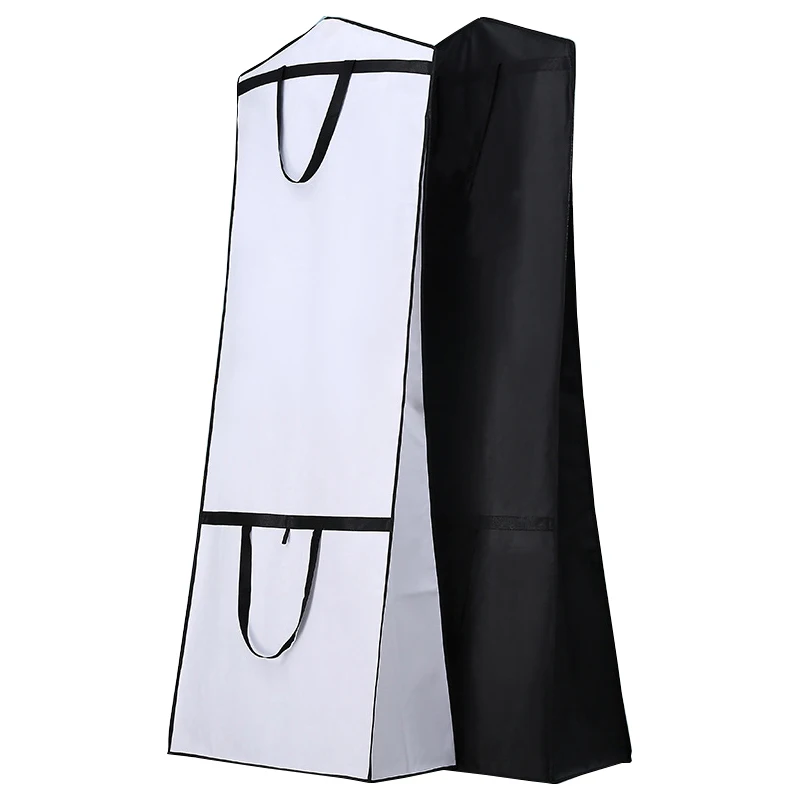 

Dual-use Foldable Thicken Wedding Dress Dust Cover Long Section Clothes Protector Women Gown Robe Storage Bags for Home B014