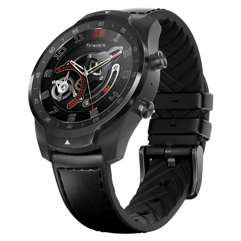  Xiaomi Ticwatch Pro NFC Payment Bluetooth Smartwatch IP68 Waterproof Fitness Tracking Built-in Goog