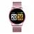 696 Q8 OLED Bluetooth Смарт-часы из нержавеющей стали водонепроницаемые носимые устройства Smartwatch наручные часы мужские и женские фитнес-трекер - Цвет: pink Steel