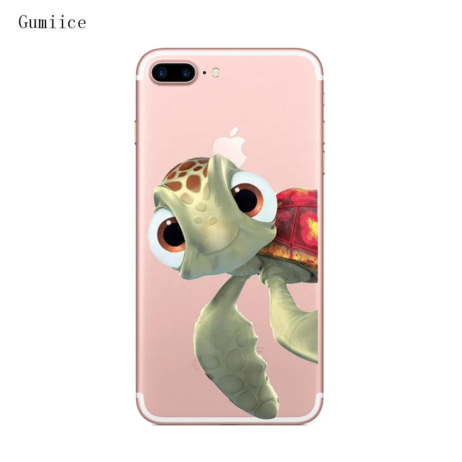 Gumiice new case soft TPU for iPhone 8/8plus clear Sea