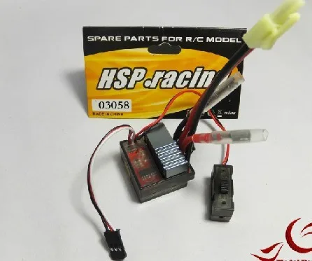 

03058 Electric Speed Controller brushed ESC for car HSP 1/16th EC Car Parts 94185 94182 94186