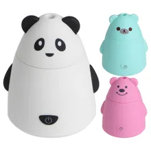 Free_on 3 цвета USB портативный мини мультфильм увлажнитель "медведь" освежитель воздуха тумана