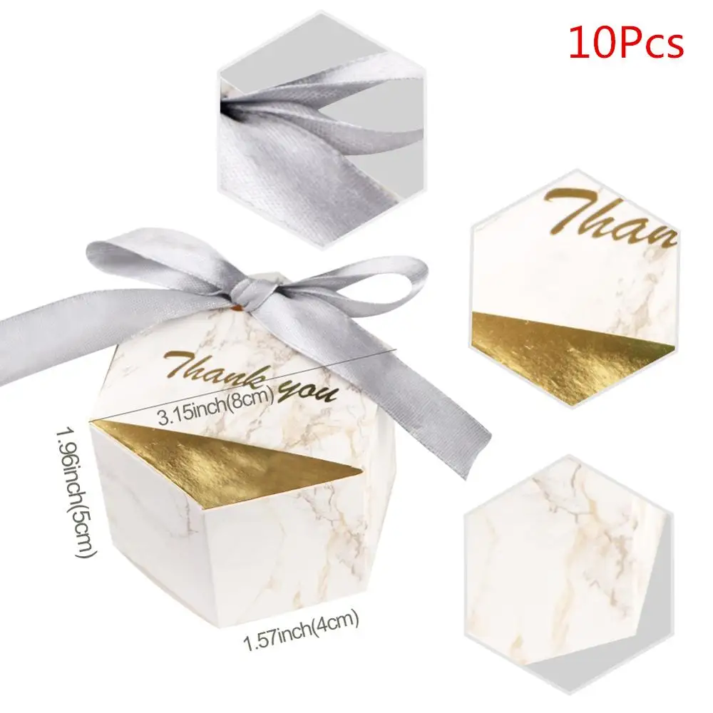 Теплая Коробка для конфет на свадьбу, день рождения, Подарочная коробка, бумажный пакет, упаковка для детских конфет для душа, коробка для конфет, подарок для гостей на день рождения, украшение для детей - Цвет: Marble Box
