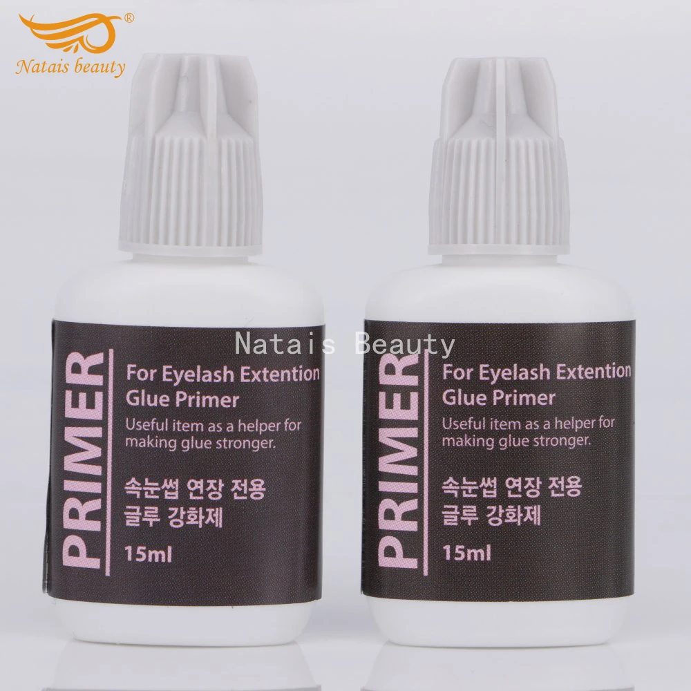 2 bottles Sky Glue Primer for Eyelash Extenion Lash Primer Individual