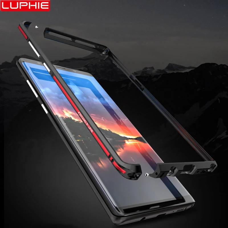 Luphie двойной цвет чехол для телефона Samsung Galaxy Note 8 Роскошный Металлический