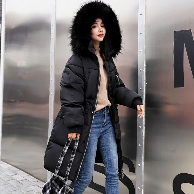 Capuche Veste Le Femelle Chaud army gray Parkas Manteau Femmes Coton black Vers Bas Longue brown Green Col Manteaux Occasionnel Hiver Grand À Armée Ftlzz Vert Neige Beige Fourrure De W6w0qUt6n
