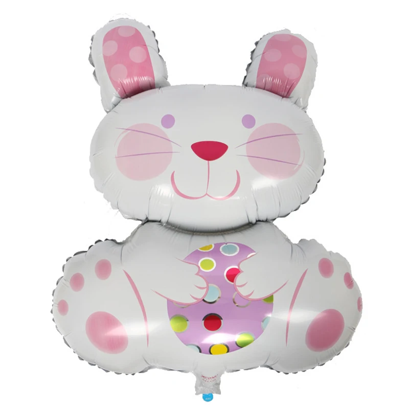 

Free shipping 2pcs/lot new cartoon rabbit shape balloon aluminum balloons decorated party celebration supplies globos