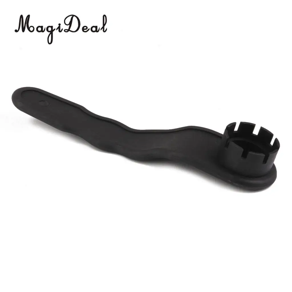 MagiDeal Universal 1Pc PVC Air Valve Wrench 8-Groove Wrench Replacement for Inflatable Boats Kayak Canoe Dinghy Accessory Black