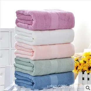 

color 100% bamboo fiber towels green health products 7 * 140 cm 550g thick