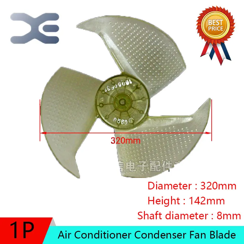 

Air Conditioner Condenser Fan Blade with Slinger Ring for Air Conditioner Parts