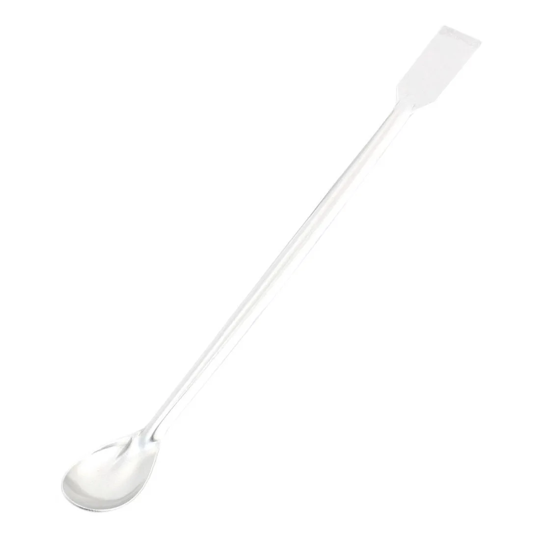 

22 cm Spoon shape profile Strip molded item Decoration Silver Long stainless steel laboratory Double end reagent spatula Stucc