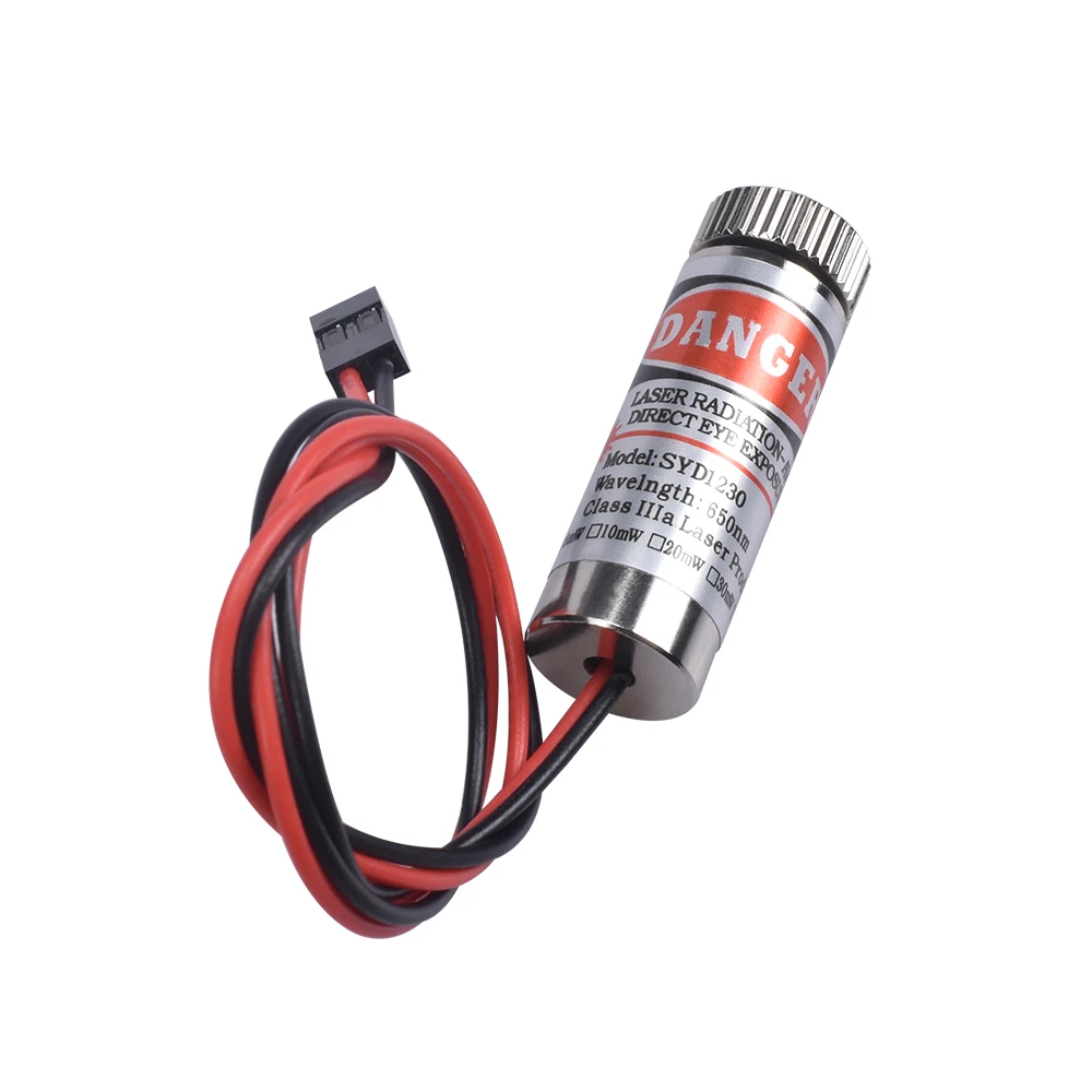 New 12mm 5mw red line laser module MXD1230 point spot size adjustable laser emission head For Ciclop Scanner 3D Printer 3D0266 New 12mm 5mw red line laser module MXD1230 point spot size adjustable laser emission head For Ciclop Scanner 3D Printer 3D0266