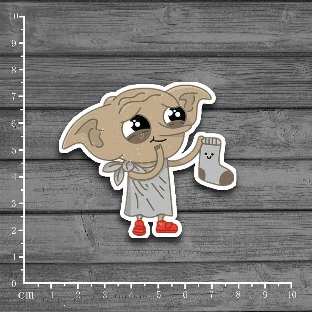 Harry Potter Dobby Cute Cartoon Laptop Notebook Stickers Home Decor