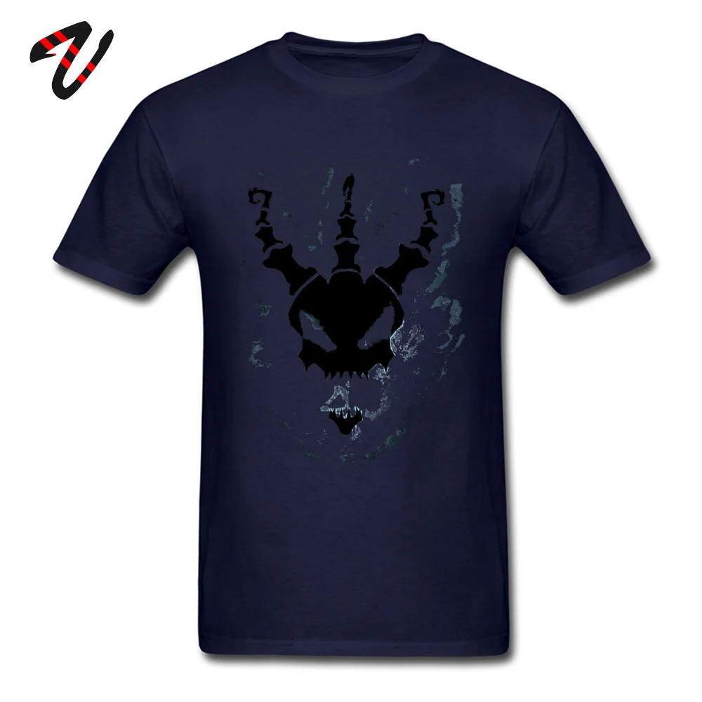 Thresh League of Legend Man Oversized Geek Tees Round Collar NEW YEAR DAY 100% Cotton T Shirt Casual Short Sleeve Tops & Tees Thresh League of Legend 19326 navy