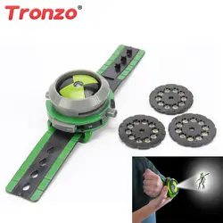 Tronzo 21 см Бен 10 Omnitrix часы Стиль Дети проектор часы игрушки Япония Подлинная Бен 10 подарок на день рождения для мальчика ребенок дропшиппинг