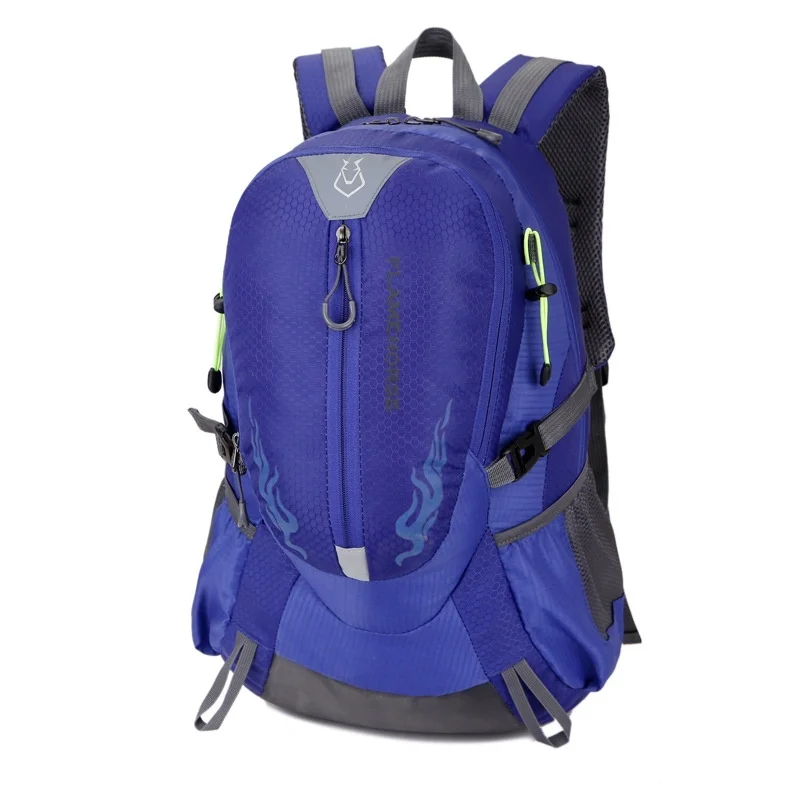 50л, сумка для путешествий на открытом воздухе, многофункциональная, Спортивная, походная, рюкзак, большая емкость, водонепроницаемая, альпинистская сумка, уменьшает нагрузку - Цвет: Drak blue