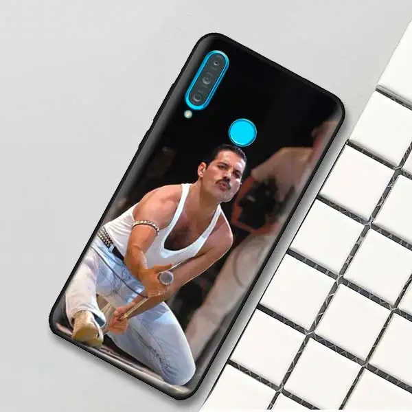 Черный силиконовый чехол для huawei P30 P20 P10 mate 20 10 Nova 5 5i Lite Pro P Smart+ Z Shell queen Freddie Mercury - Цвет: 10