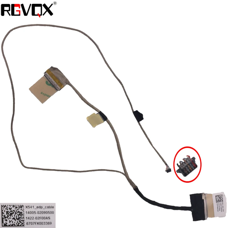 Новый ЖК-светодиодный видеокабель для ASUS X541UA R541UA-RB51 R541 X541 30Pin P/N: 1422-02F00AS 14005-02090500
