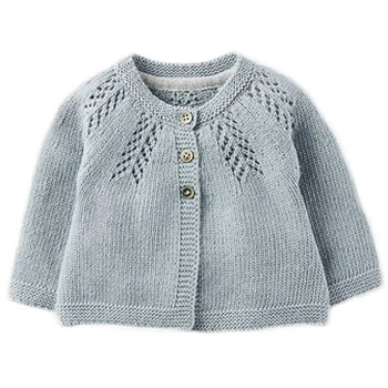

Cute Brand Baby Girls Hollow Sweaters Infant Toddler Girl Cotton Spring Fashion Knit Cardigan Outwear Factory Price High Quality