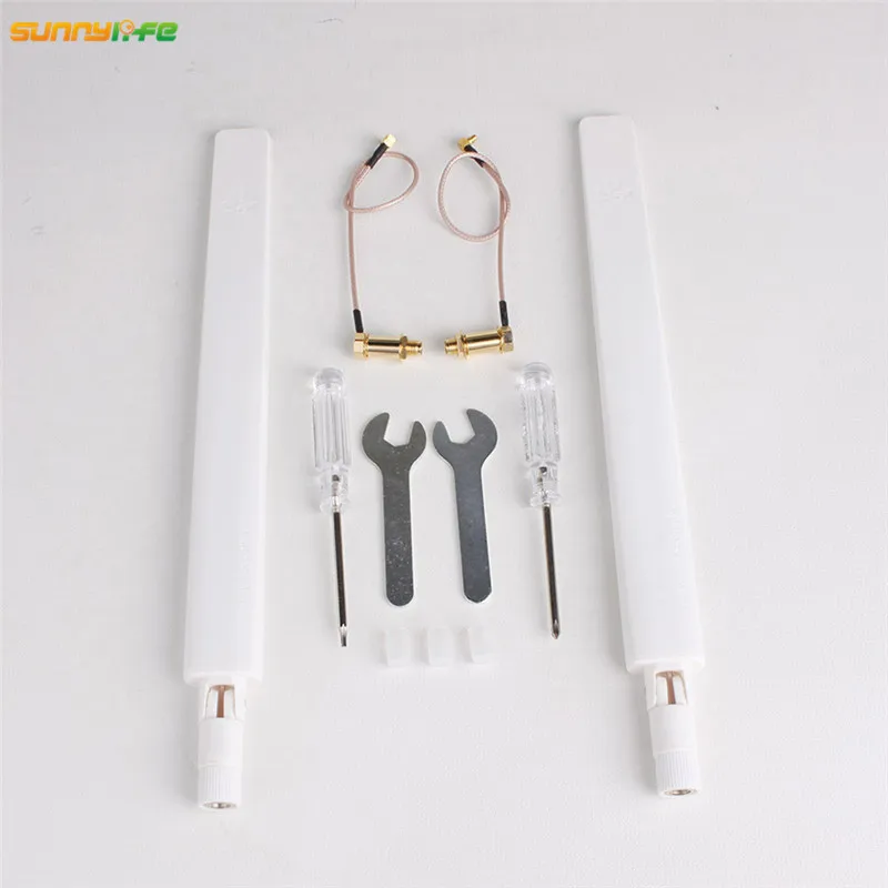 

Sunnylife Phantom 3 Pro Adv Omni 5.8G Antenna Extended Range Remote Controller Refitting Signal Booster Combo DJI Phantom 4 PRO