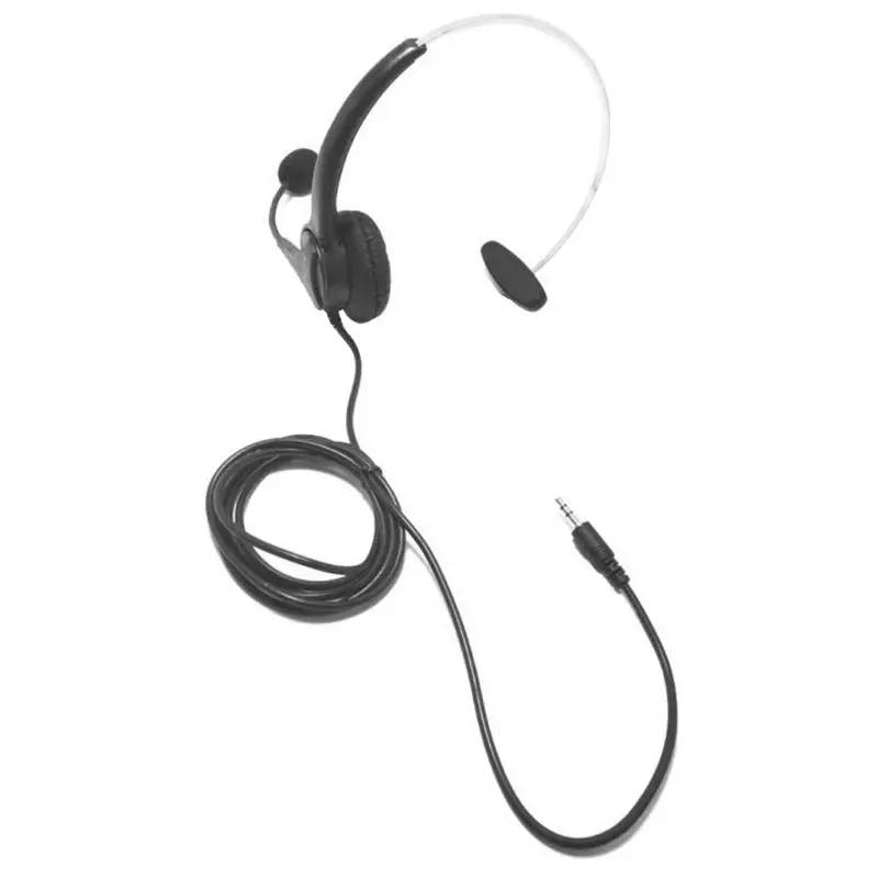 Call Center Headset with Microphone 3.5MM Plug Telephone Voice Interphone Headphone for Computer PC Game Volume Control Call Center Headset with Microphone 3.5MM Plug Telephone Voice Interphone Headphone for Computer PC Game Volume Control