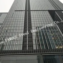 Двойной glazedinsulation и Laminater стеклянный фасад занавес стены унифицированных и придерживаться построена система