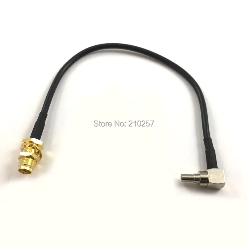 

1pcs Crc9 to Rp-Sma Female Jack Connector RG174 15cm Cable For Huawei 4G Modem