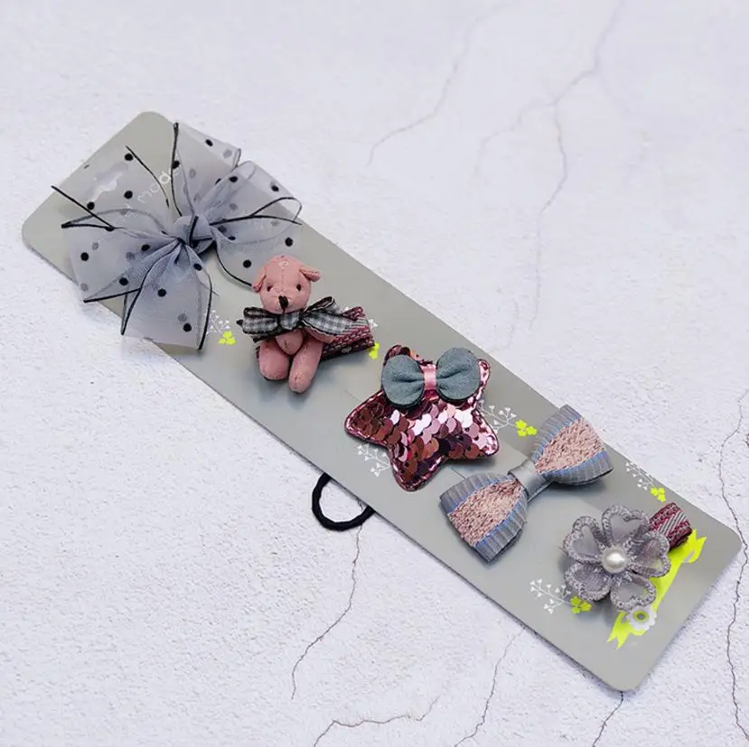 Fashion Girls Hairpin Set Flower Cartoon Bear Hair Clips Jumia Nigeria