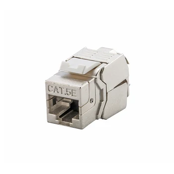 

Network RJ45 CAT5e STP Keystone Jack Full Shielded / RJ45 to LSA Tool-free Connection