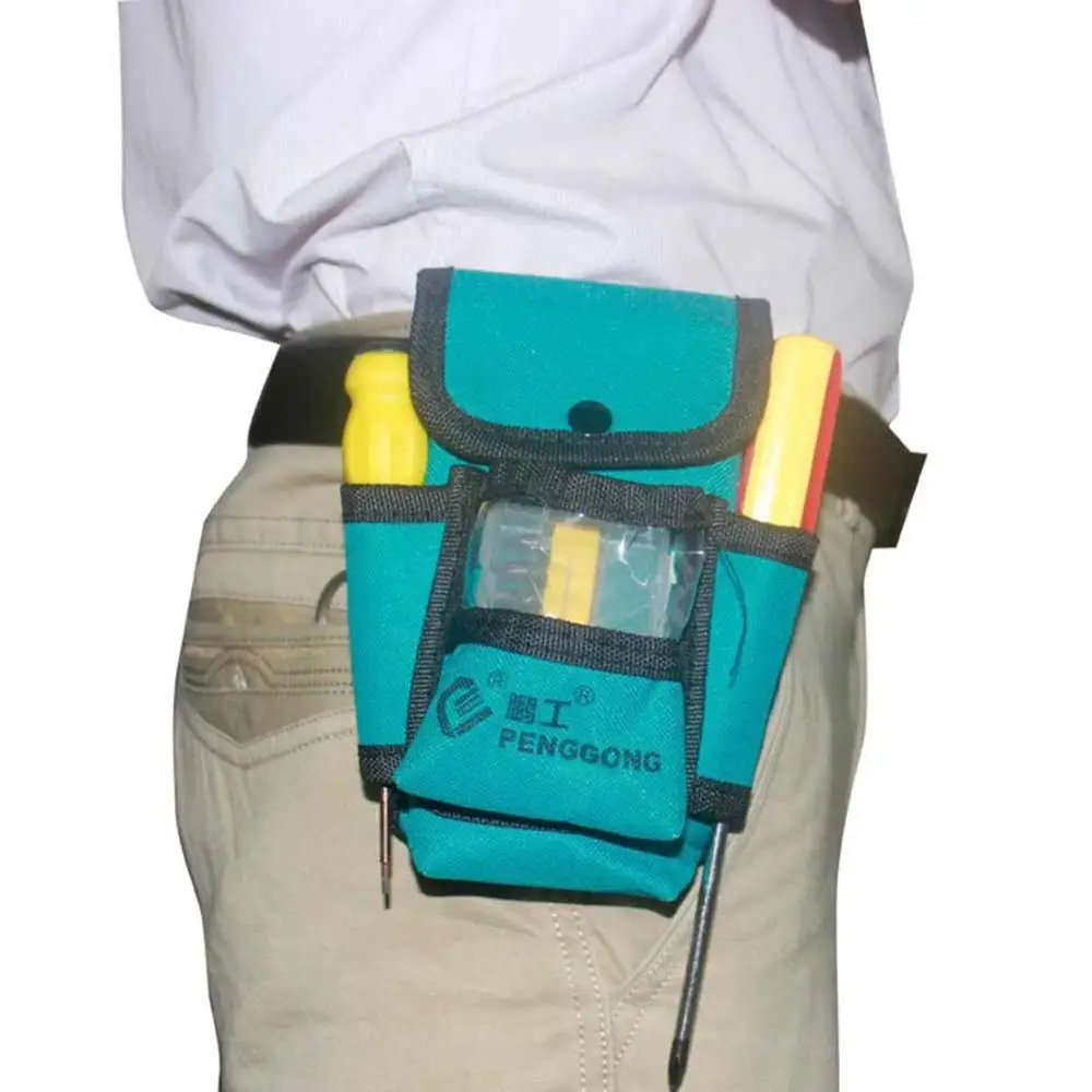 نجار أداة حقيبة الخصر جيب حقيبة أدوات الكهربائي حامل حزمة الرجال متعددة جيوب أداة حقيبة حقيبة عملية الأجهزة حقيبة بحزام