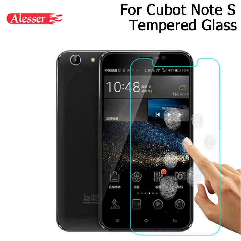 

Alesser For Cubot Note S Tempered Glass Film Original Dinosaur Explosion-proof Protective Steel Film For Cubot NoteS Phone Film