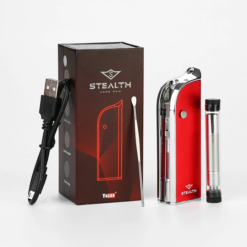Yocan Stealth 2 в 1 Набор для сухого сжигания дыма пастес керамическая катушка/кварцевая