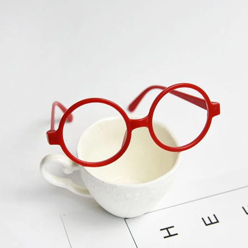 Детские очки для детей, круглая форма, черная или красная оправа, H P очки, Детский Рождественский подарок Oct26, Прямая поставка