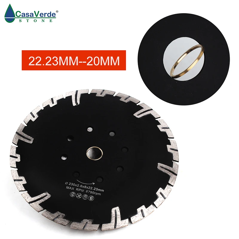 Segmentos de Lâmina de Corte de Diamante Seco e Molhado para Pedra Disco de Serra Quente Sinterizado Turbo T-forma Dc-rtb9 - Image 3
