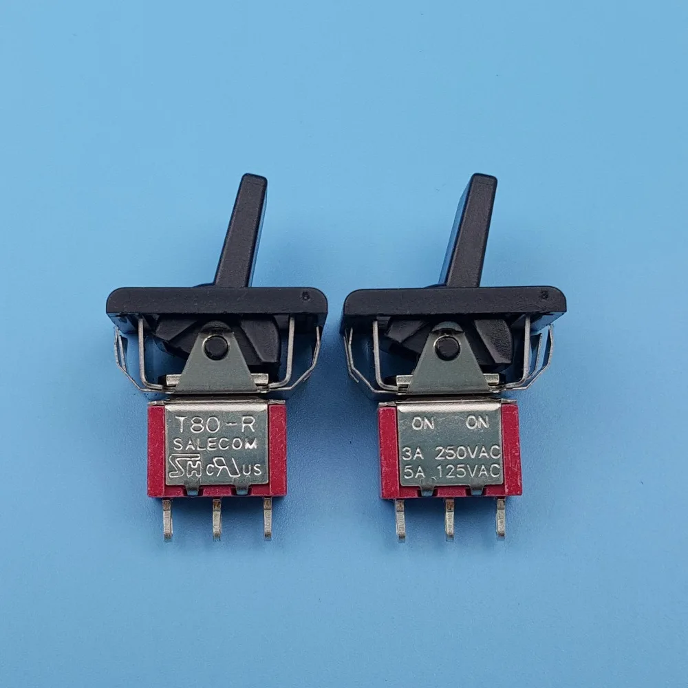 5 шт. SH T80 R 3Pin ON поддерживает 2 положения мини Лопатка тумблер 5А/125VAC|switch switch|switch