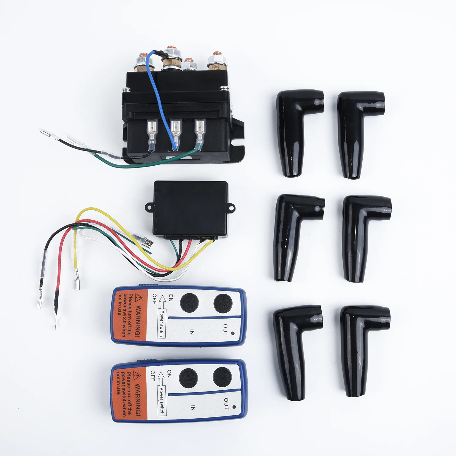 Relay 500A Winch Remote Kit Contactor Recover Wireless Solenoid Useful