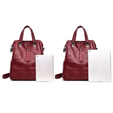 1 шт. женская сумка через плечо винтажная PU молния сплошной цвет для путешествий шоппинг MSJ99