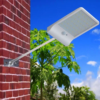 

Outdoor Street Waterproof Wall Lights 48 LED Solar Power Street Light Motion Sensor Light Garden Security Lamp