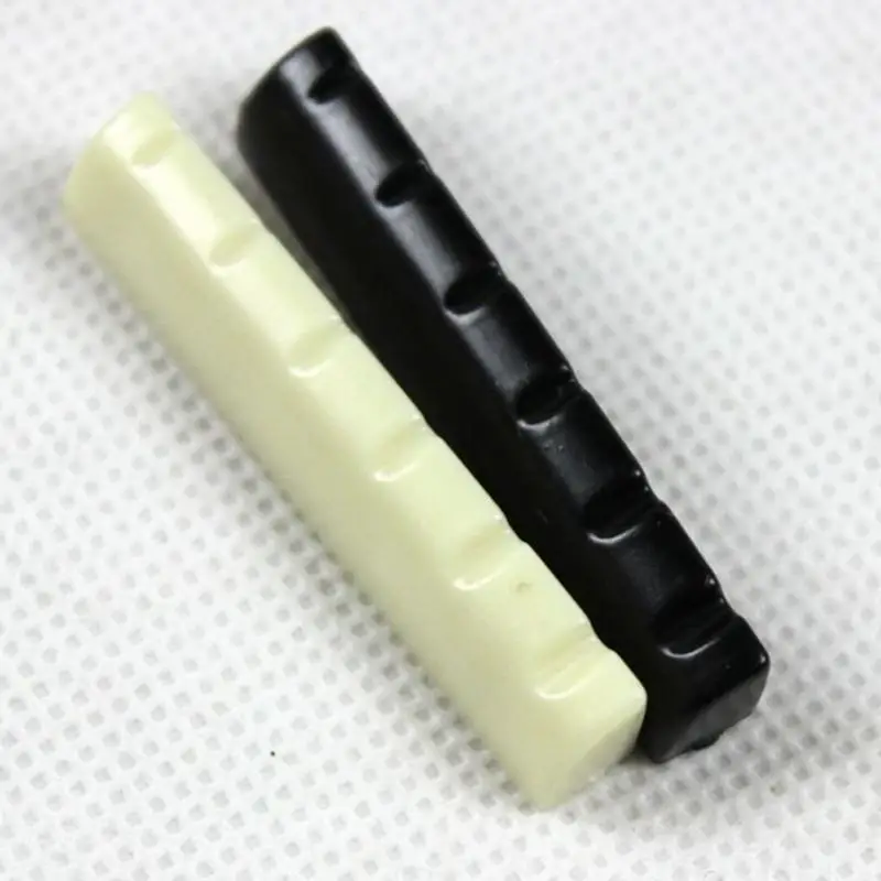 

1pcs Musical Instruments Bone Nut For Electric Guitar Bone Nut Saddle Guitar Accessories White Black Guitar String Pillow