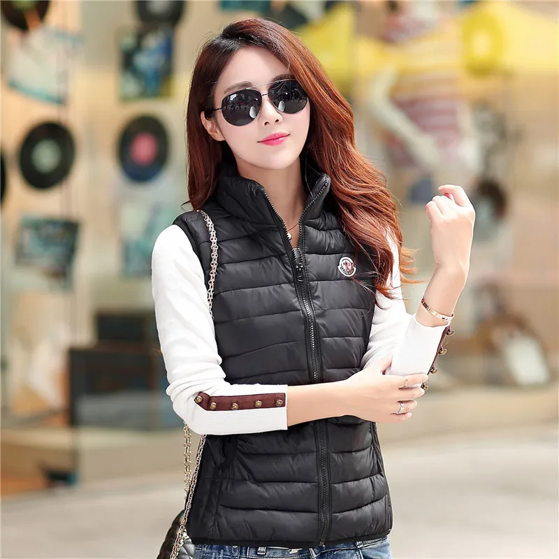 Женские зимние жилетки черные стеганые с воротником Холтер|vest for women|black vest womenblack |