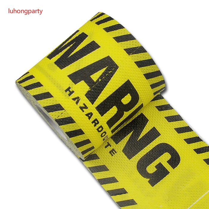 

1Pack 30m/pack yellow warning Printed Paper Toilet Tissues Roll Toilet Paper Novelty Toilet Tissue Wholesale