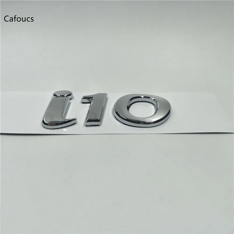 For Hyundai Elantra i10 Logo Rear Trunk Tailgate emblem letters sticker
