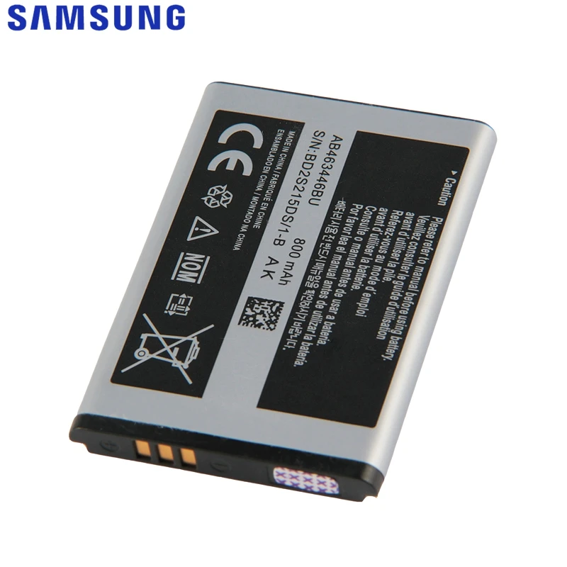 Оригинальная замена Батарея для samsung X520 F258 E878 S139 M628 E1200M E1228 X160 натуральная AB043446BE AB463446BU 800 мА-ч