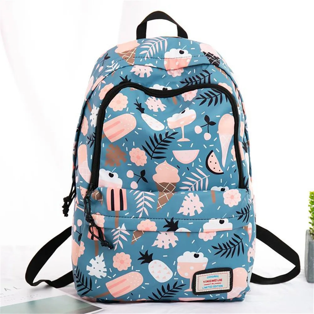 

Fashion Printing Backpack Women Children Schoolbag Back Pack Leisure Ladies Knapsack Laptop Travel Bags for School Teenage Girls