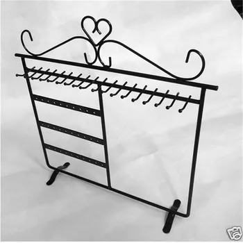 

Fashion 30*30cm 30 Holes Black Jewelry Earring Display Jewelry Stand Holder holder storage rack jewelry display rack Free Ship