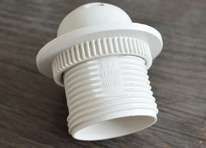 

E27 LED lamp Holder Converter-Plastic edison screw Lamp Adapter with ring--thread Lamp Base-Led Light Bulb Lamp Socket Adapter